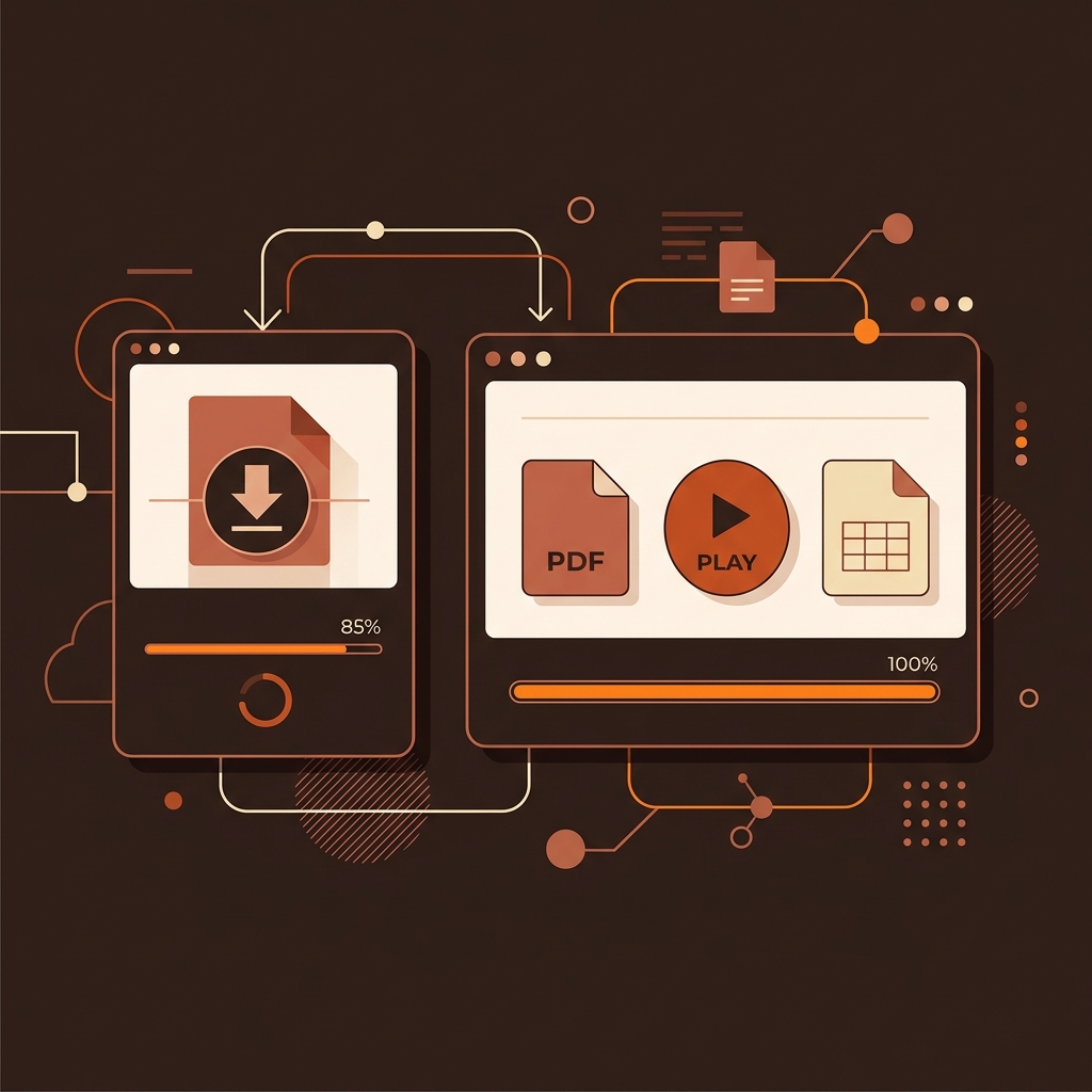 Tracked Digital Asset Delivery Visualization